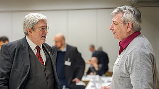 Wirtschaftsminister Steinbach im Gespräch mit Dr. Harry Lehmann vom PtX Lab