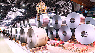 Stahlfertigung im Stahlwerk Eisenhüttenstadt