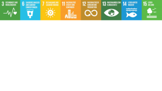 acht umweltbezogene Nachhaltigkeitsziele (SDGs) 