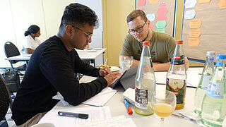 Jugendliche beim „Jugendforum Nachhaltigkeit“