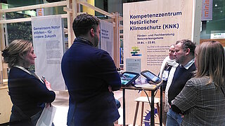 Das KNK berät Interessierte auf der Grünen Woche 2026.