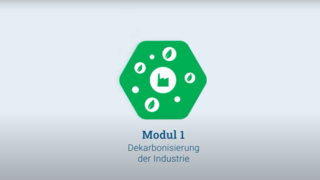 Modul 1 Dekarbonisierung der Industrie (Logo)