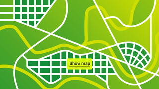 Zeichnung einer stilisierten Straßenkarte als Symbolbild für eine Online-Karte