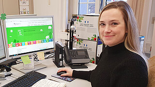 Portrait Karina Vonhögen, Nachhaltigkeitsmanagerin in der Gemeinde Merzenich