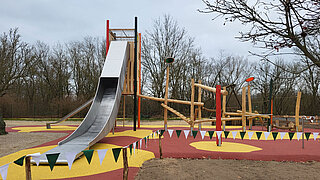 Der neue Beweglichkeitspfad in Falkenberg