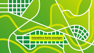 Zeichnung einer stilisierten Straßenkarte als Symbolbild für eine Online-Karte